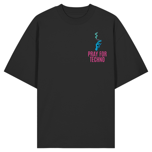 PRAY FOR TECHNO BACKPRINT