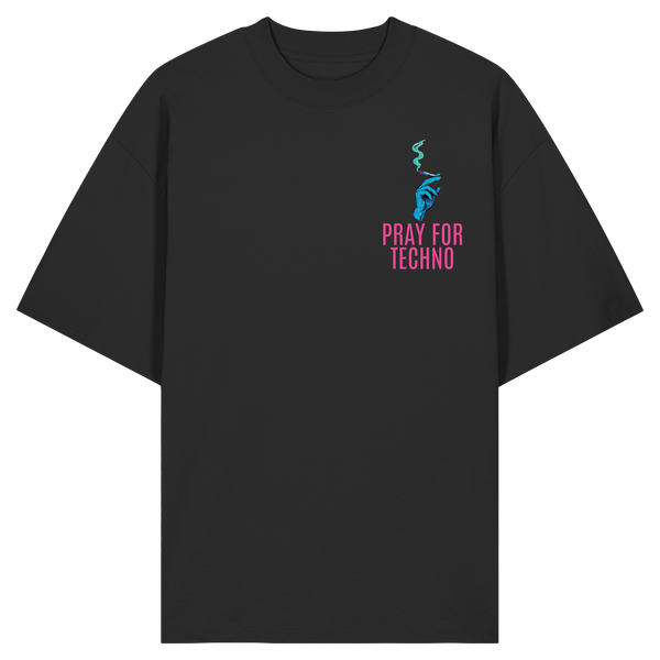 PRAY FOR TECHNO BACKPRINT