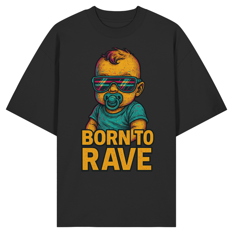 BORN TO RAVE FRONTPRINT