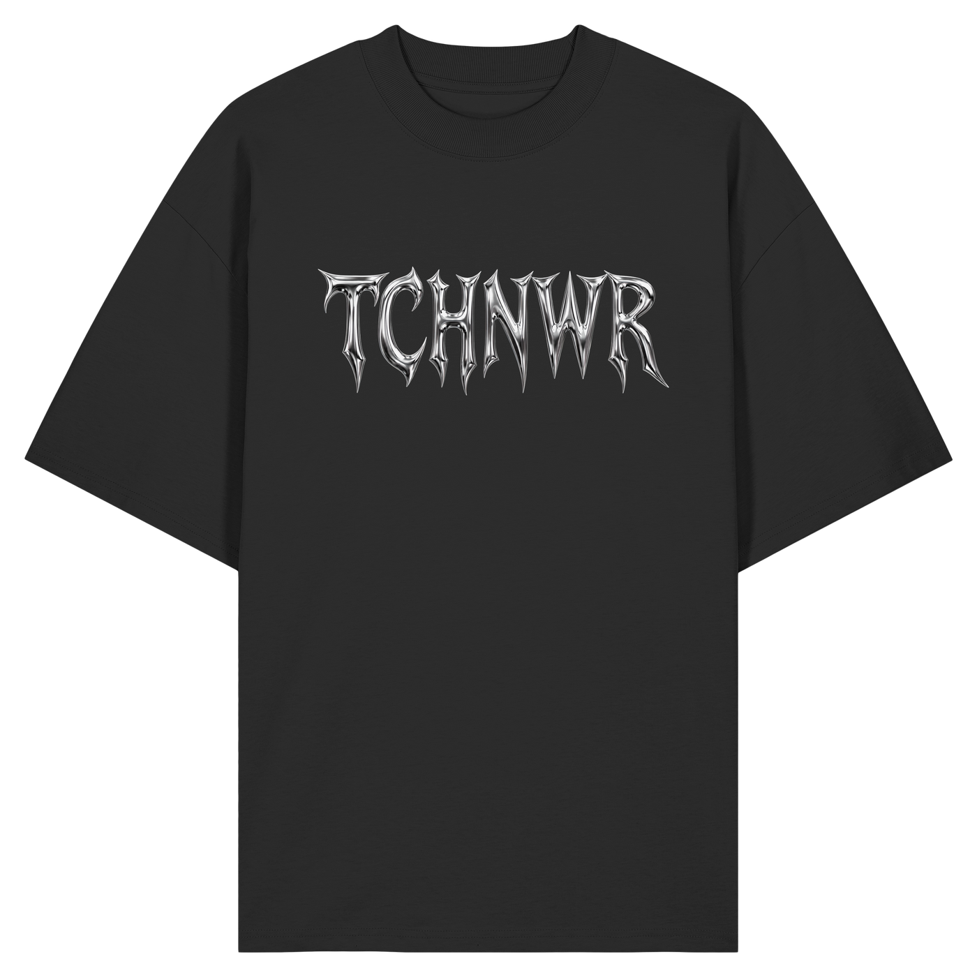 TCHNWR BLACK CHROME TEE